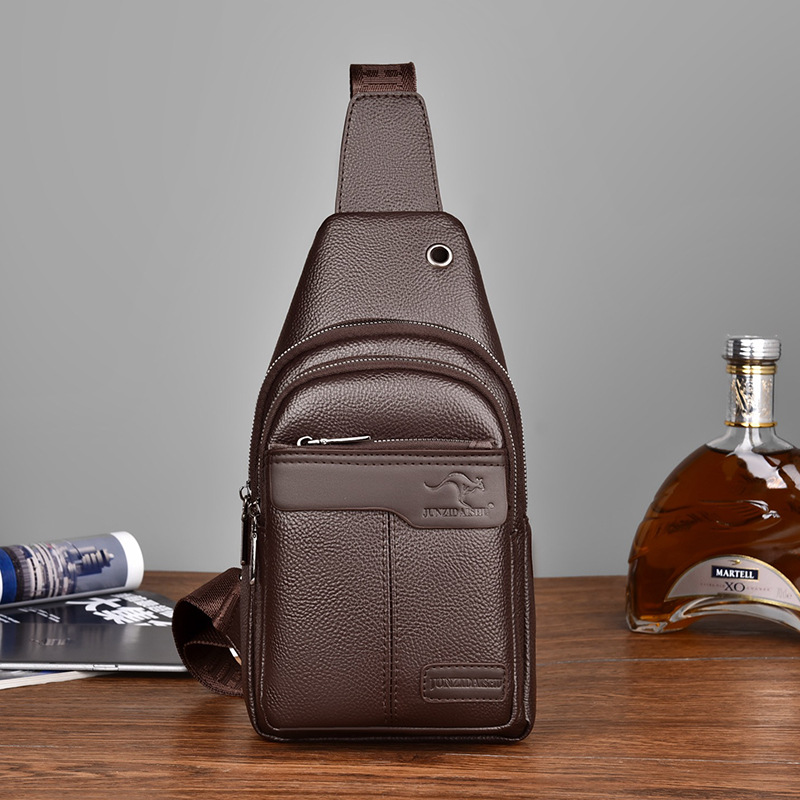 Luxury Bags For Men Brands - Luxury Brand Chest Pack Leather Messenger