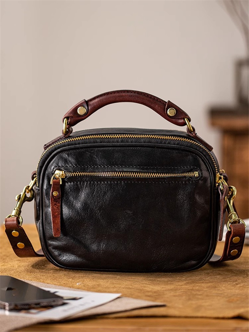 Luxury Bags Made In China - PNDME Fashion Designer Hand-made Genuine Leather