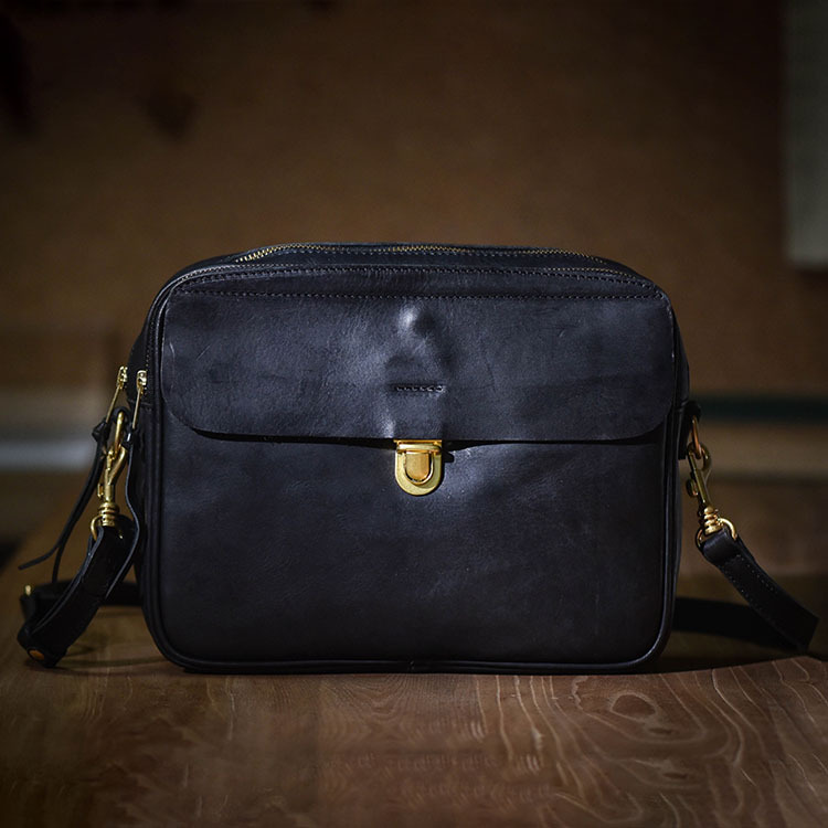Luxury Bags Made In China - 2025 Retro Men's Hand-made Multi-layer Crossbody