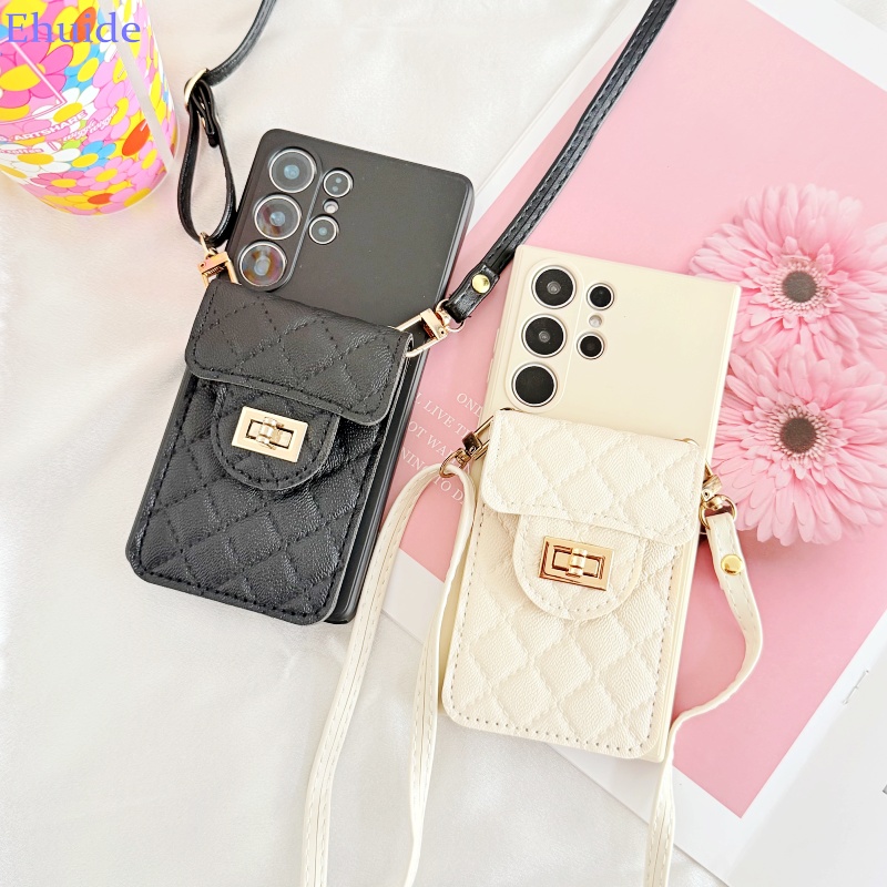 Luxury Bags Quotes - Wallet Lanyard Case for Samsung Galaxy