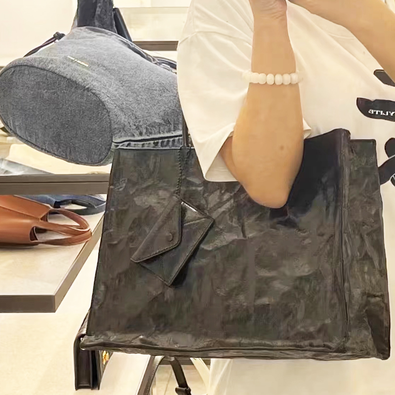 Korean Casual Kraft Paper Tote - đánh giá và giá Luxury Bags On Sale