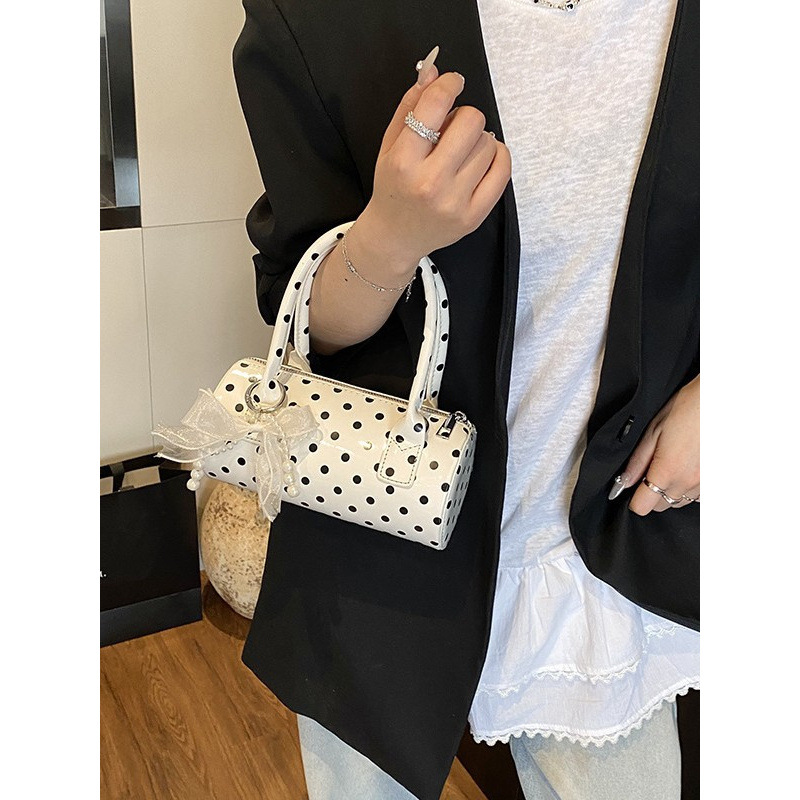 Women's Cute Polka Dot  Handba - đánh giá và giá Top Handle Patent Bag