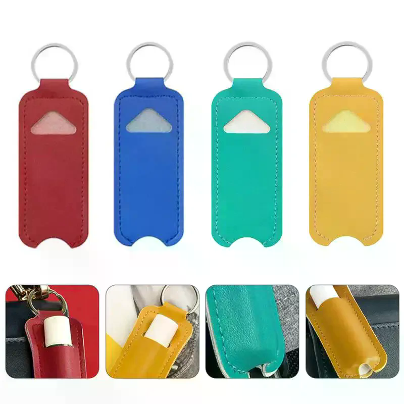 Pu Leather Chapstick Pouch Key - đánh giá và giá Key Holder Leather Pouch