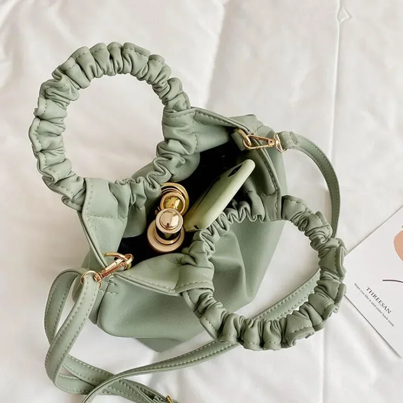 Small Handbags for Women Pleat - đánh giá và giá Key Holder Leather Pouch