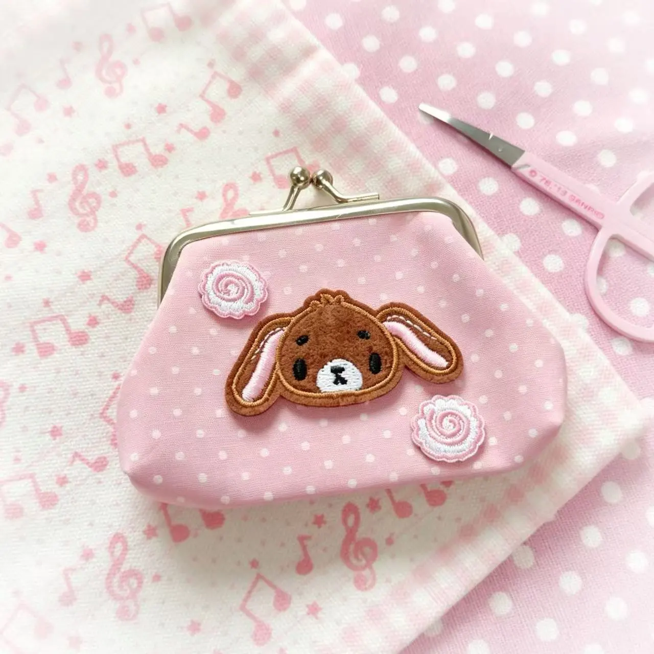 Sanrio Sugar Bunnies Mini Coin - đánh giá và giá Key Holder Leather Pouch