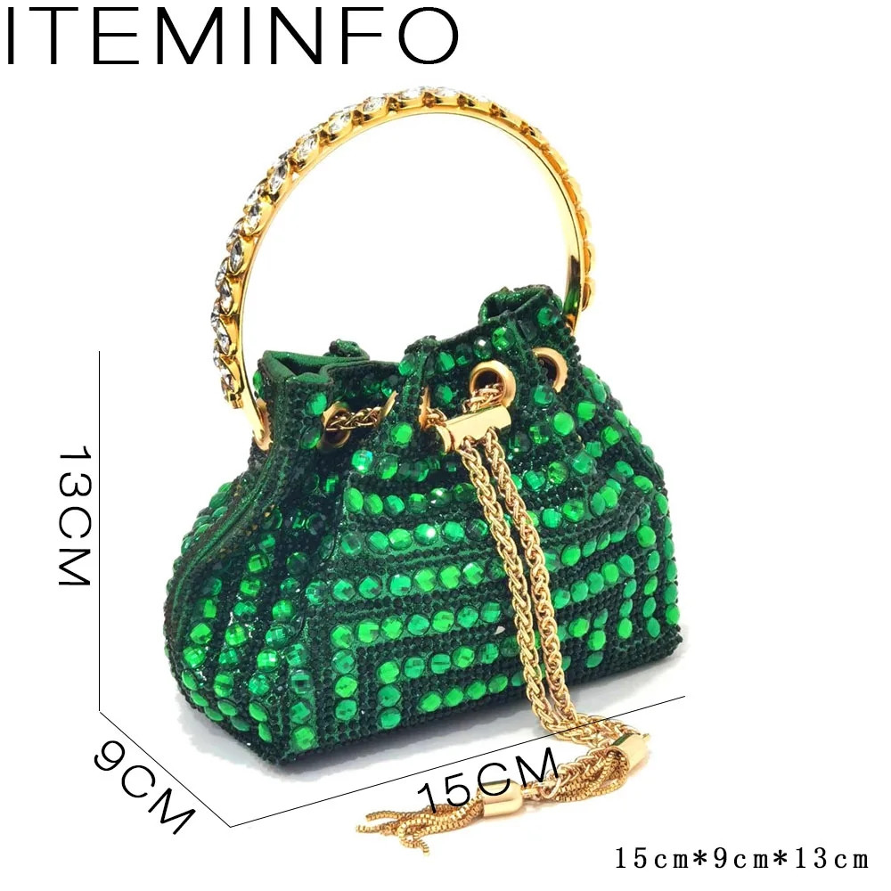 Luxury Green Rhinestone Shoes  - đánh giá và giá Luxury Bags Green