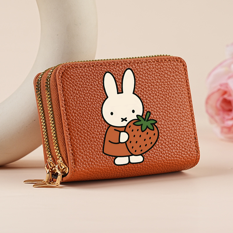 Kawaii Miffys Rabbit Short Wal - đánh giá và giá Key Holder Leather Pouch