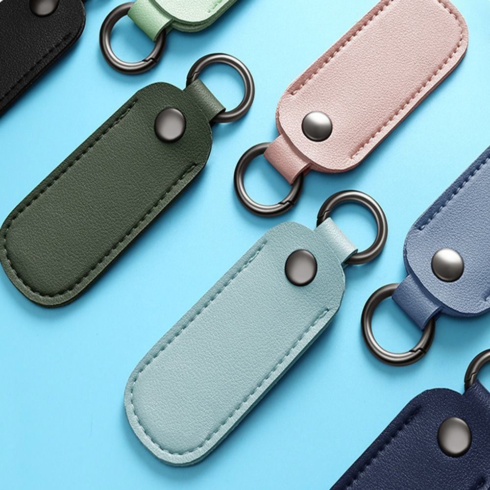 8 Colors U Disk Pouch Key Ring - đánh giá và giá Key Holder Leather Pouch