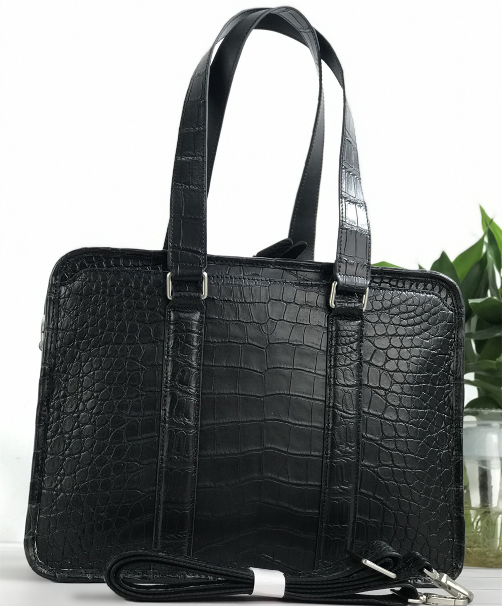 New crocodile leather laptop b - đánh giá và giá Luxury Bags For Men Brands