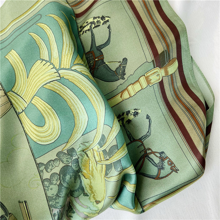 65CM Green Silk Scarf Luxury D - đánh giá và giá Luxury Bags Green
