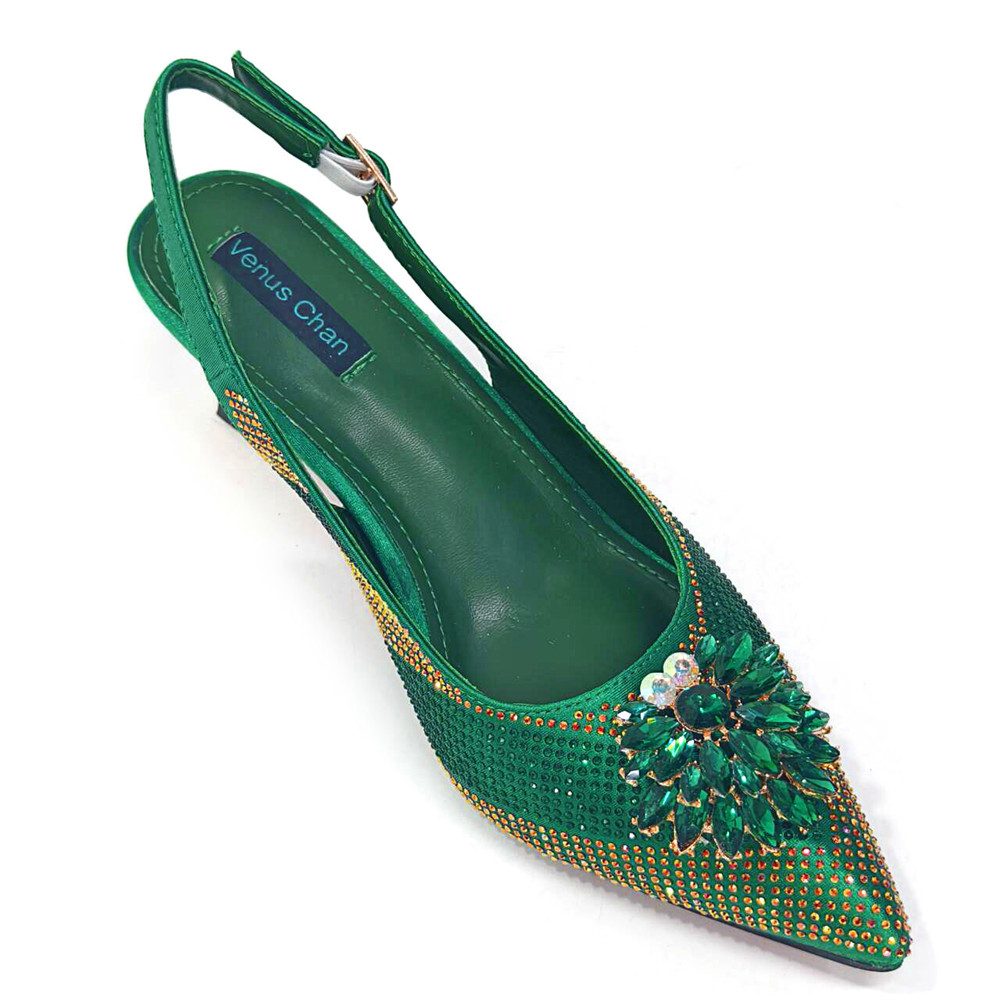 2025 Italian Design Rhinestone - đánh giá và giá Luxury Bags Green