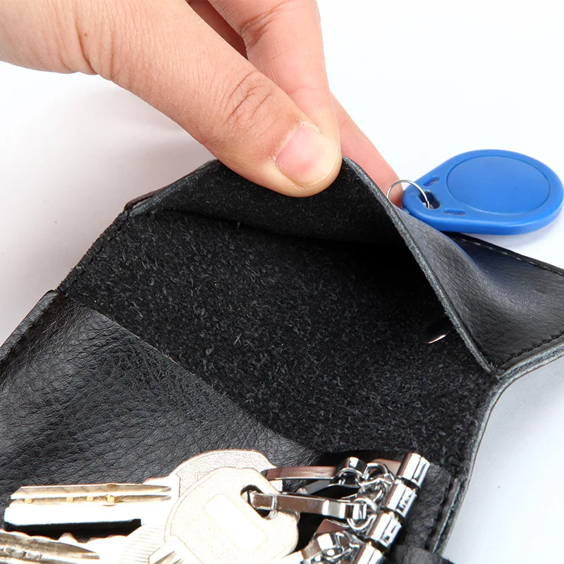 Genuine Leather Keychain Men K - đánh giá và giá Key Holder Leather Pouch