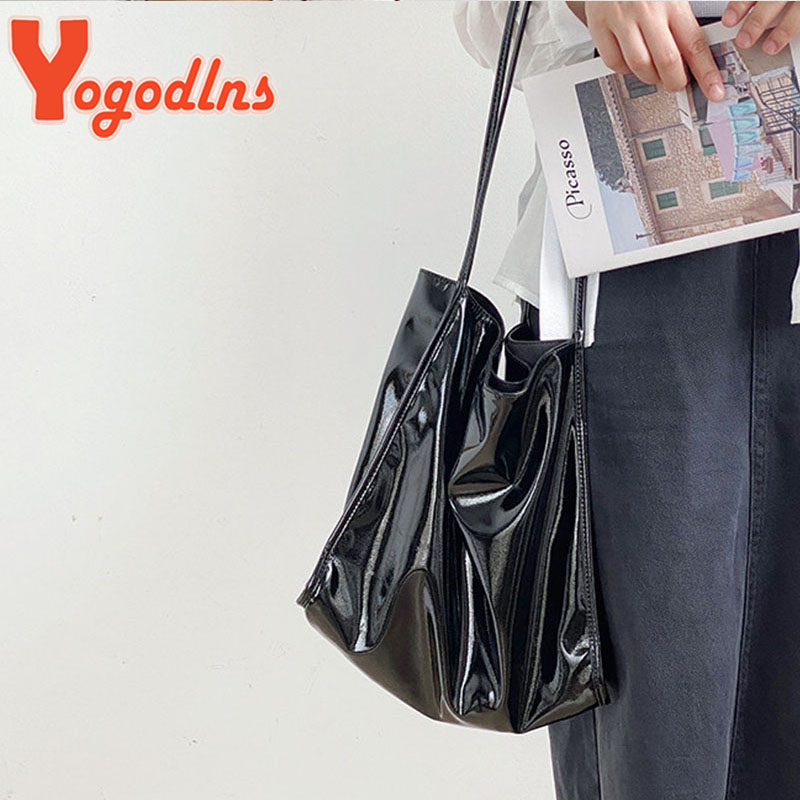 Yogodlns Luxury Patent Leather - đánh giá và giá Top Handle Patent Bag
