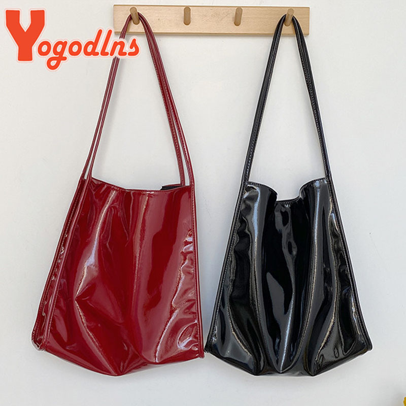 Yogodlns Luxury Patent Leather - đánh giá và giá Top Handle Patent Bag