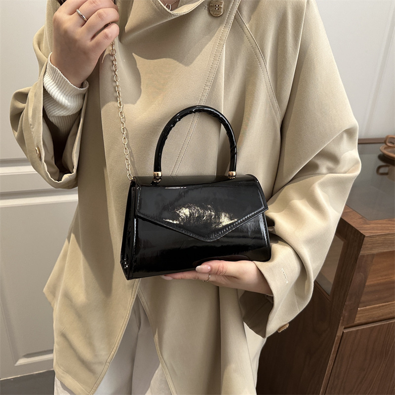Women's Patent Leather Mini Ha - đánh giá và giá Top Handle Patent Bag