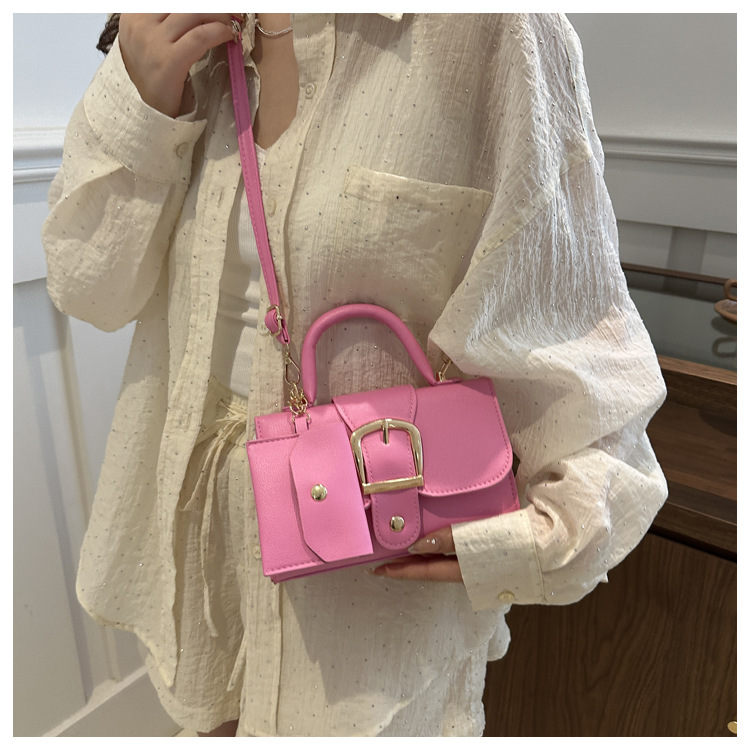 Barbie Pink Mini PU Leather Ha - đánh giá và giá Top Handle Patent Bag