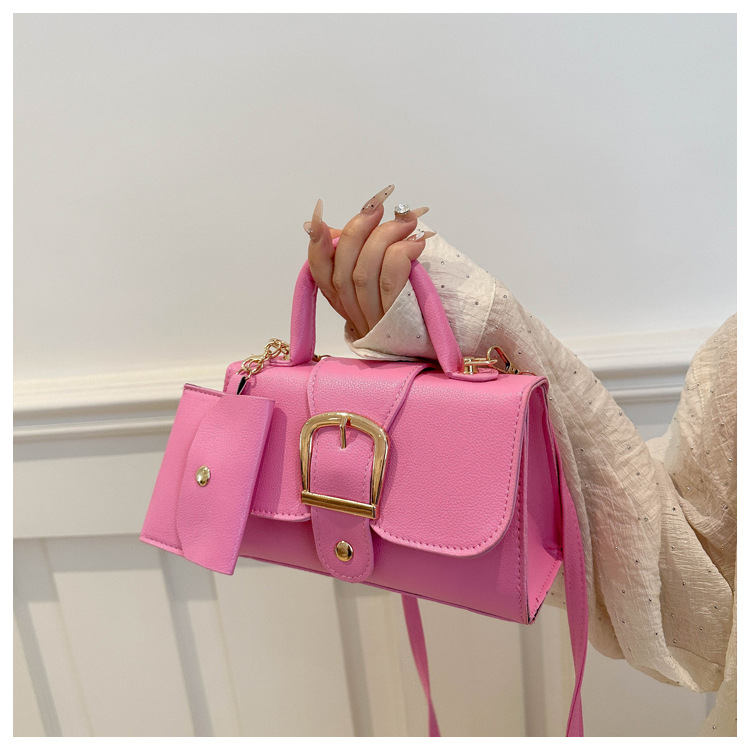 Barbie Pink Mini PU Leather Ha - đánh giá và giá Top Handle Patent Bag